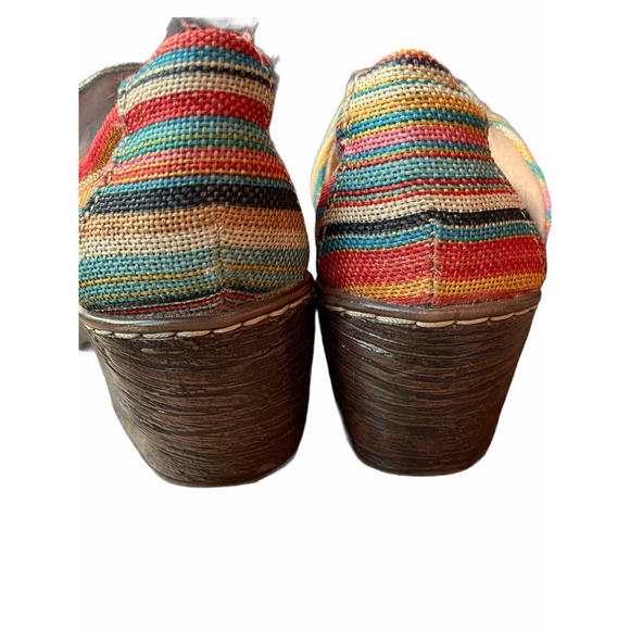 BOC BORN NADIYYA STRIPED CANVAS CLOG - Picture 4 of 5